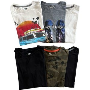 Old Navy 6 pack T-Shirts. XL 14-16